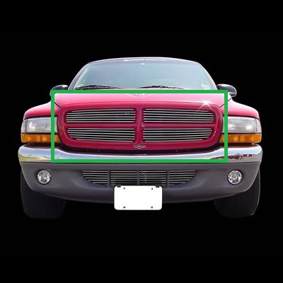 Brushed Billet Main Grille Kit 97-04 Dakota, 98-03 Durango